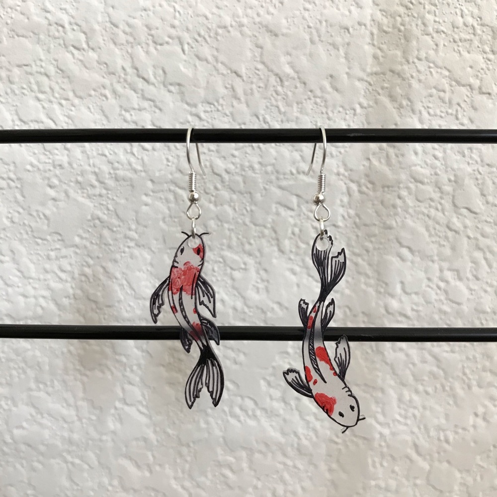 Koi Fish Earring 🧡🐠